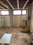 WC-Räume im Abbruch